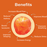 Himalayan Salt Candle Holder Natural