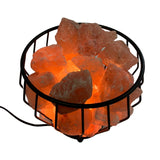 Wrought Iron Basket Himalayan Salt Lamp