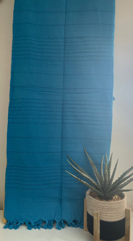 Plain Blue King Size Kerala