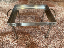 Stainless Steel Stand with Removable Legs 25x20cm