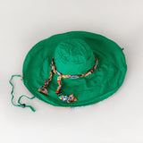 Green Reversible Ladies Sun Hat