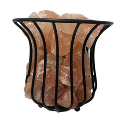 Wrought Iron Mushroom Salt Lamp