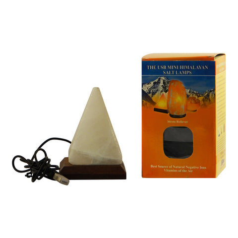 Pyramid USB Salt Lamp XSmall