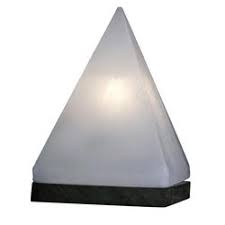 White Pyramid Himalayan Salt Lamp Medium