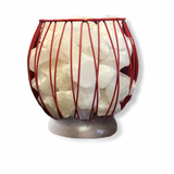 Wrought Iron Basket Salt Lamp (3 Colours)