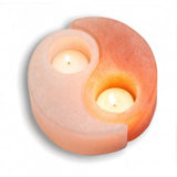 Ying Yang Himalayan Salt Candle Holder