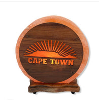 SALE Wooden Cape Town Himalayan Salt Lamp